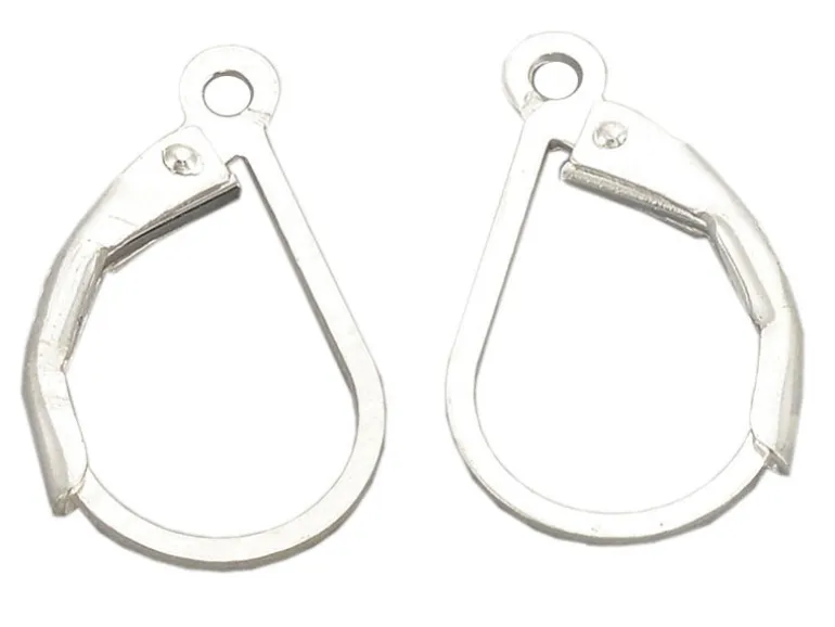 Paire de boucles d'oreilles dormeuses - argent 925