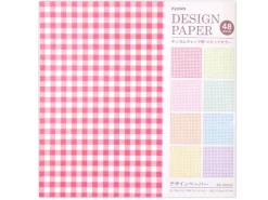 Papier design motif vichy