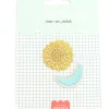 Patch thermocollant - Soleil & lune