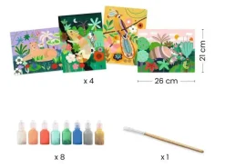Peinture 3D Forêt tropicale - Djeco