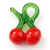 Pendentif cerise en verre