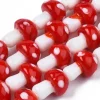 Perle champignon - Rouge et blanc