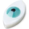 Perle de culture en forme d'œil - 15 x 8 mm - Bleu turquoise