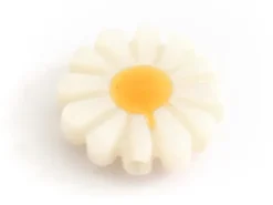 Perle paquerette en nacre véritable - 12 mm
