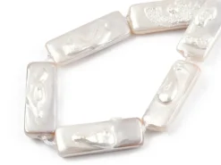 Perles de culture - Rectangle - 18 x 7 mm