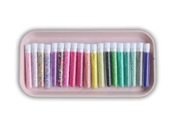 Perles de rocailles en tube - Vert d'eau shine - 2 mm