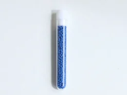 Perles de rocailles en tube - Bleu Océan - 2 mm