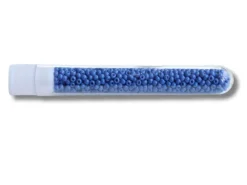 Perles de rocailles en tube - Bleuet - 2 mm