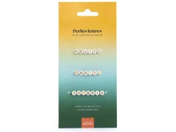 Perles lettres 3 mots pour bracelet à personnaliser - Sangria, Mojito et Spritz