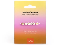 Perles lettres "Cool" pour bracelet à personnaliser
