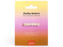 Perles lettres "Maman" pour bracelet à personnaliser