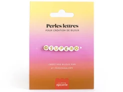 Perles lettres "Super" pour bracelet à personnaliser
