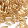 Perles tubes bugles - Doré - 6 mm - 10 g
