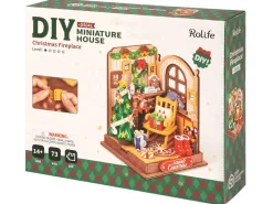 Pièce miniature - Cheminée de Noël (Christmas Fireplace) - Rolife