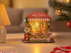 Pièce miniature - Stand de bonbons de Noël (Christmas Candy Stand) - Rolife