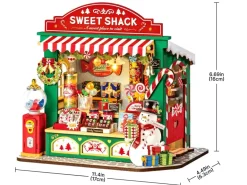 Pièce miniature - Stand de bonbons de Noël (Christmas Candy Stand) - Rolife