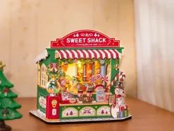 Pièce miniature - Stand de bonbons de Noël (Christmas Candy Stand) - Rolife