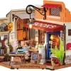 Pièce miniature Librairie du coin DIY - Rolife