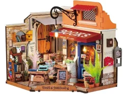 Pièce miniature Librairie du coin DIY - Rolife