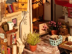 Pièce miniature Librairie du coin DIY - Rolife