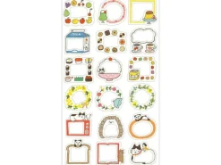 Planche de 18 stickers planner - Jolis cadres