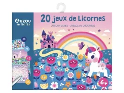 Pochette 20 jeux de licornes