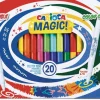 Pochette de 20 feutres à l'encre magique et effaçable - Carioca Magic Erasable & Color Change