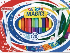 Pochette de 20 feutres à l'encre magique et effaçable - Carioca Magic Erasable & Color Change