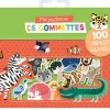 Pochette de 100 Gommettes - Animaux sauvages - Editions Auzou