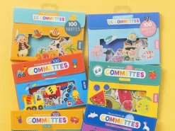 Pochette de 100 Gommettes - Animaux sauvages - Editions Auzou