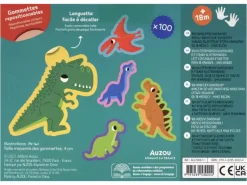 Pochette de 100 gommettes - Les dinosaures