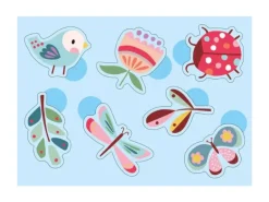 Pochette de 100 gommettes bébé - P'tites bêtes