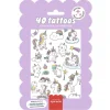 Pochette de 40 Tattoos - Licornes
