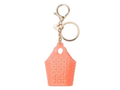 Porte-clef sac de plage rétro Orange fluo - Sun Jellies