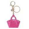 Porte-clef sac de plage rétro Fuchsia - Sun Jellies