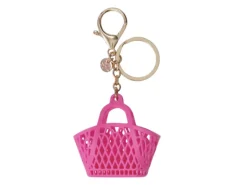 Porte-clef sac de plage rétro Fuchsia - Sun Jellies