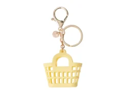 Porte-clef sac de plage rétro Jaune - Sun Jellies