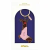 Porte-clés en émail - Hot Daschund - ATWS