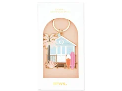 Porte-clés en émail Beach House - ATWS