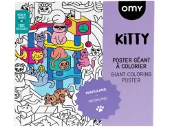 Poster à colorier - Kitty : le poster géant pour enfant
