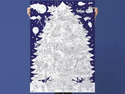 Poster géant à colorier - Magic Tree - Omy