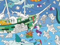 Poster géant en papier à colorier - OCEAN - OMY