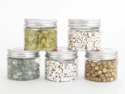 Pot perles lettres – Or