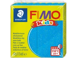 Pâte Fimo bleu pailleté 312 Kids