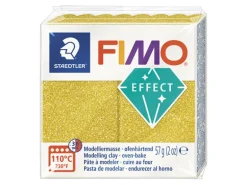 Pâte Fimo EFFECT Pailletée Or 112