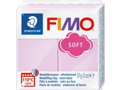 Pâte Fimo SOFT Pastel Rose 205
