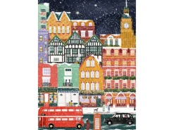 Puzzle Londres À Noël 1000 pièces - Pieces & Peace