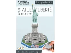 Puzzle maquette statue de la liberte