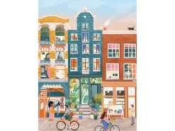 Puzzle Neuf Rues, Amsterdam 500 pièces - Pieces & Peace