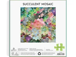 Puzzle Succulent Mosaic - 500 pièces - Galison